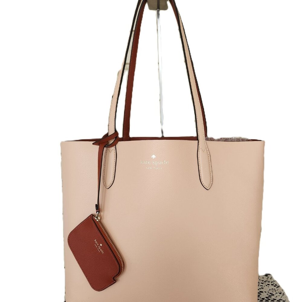 Like New Kate Spade Ava Reversible Saffiano Leather Shoulder Bag Tote - Picture 2 of 10